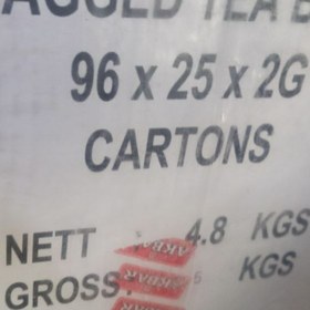 تصویر چای دو غزال ۲۵ عددی وزن ۴۸۰۰ گرم 