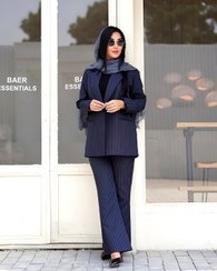 تصویر کت و شلوار زنانه مدل ساناز مناسب اداری 