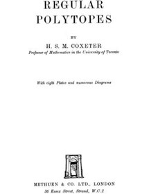 تصویر دانلود کتاب Regular Polytopes 1947 کتاب انگلیسی پلی توپ های معمولی 1947