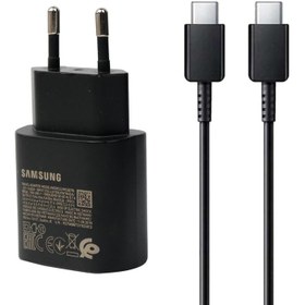 تصویر شارژر 25 وات اصل سامسونگ مدل TA800 با کابل Samsung 25W Travel Adapter + Cable Charging EP-TA800