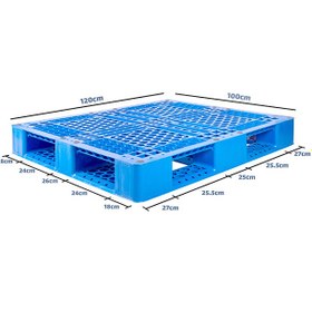 تصویر پالت پلاستیکی کد 20 pallet-plastic