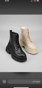تصویر نیم بوت زنانه مدل سرباز کد ۴۲۴ - مشکی / 