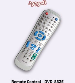 تصویر ریموت کنترل رایتی ویدئو پروژکتور مدل DVD-832E 