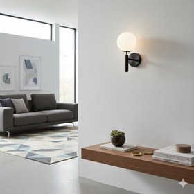 تصویر دیوارکوب مدرن D149 - شیشه ای / نقره‌ای 