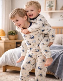 تصویر Kids Lounge Wear Set Ages 1–6 | Premium Cotton-Polyester + Installment Purchase 