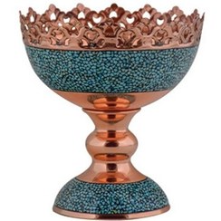 تصویر آجیل خوری فیروزه کوب آقاجانی مدل F064 ارتفاع ۱۶ سانتی متر 