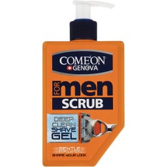 تصویر ژل اصلاح کامان مدل Scrub حجم 260 میلی لیتر 