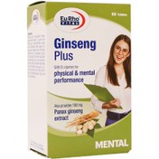 تصویر قرص جینسینگ پلاس یوروویتال 60 عددی Eurho Vital Ginseng Plus 60 Tabs