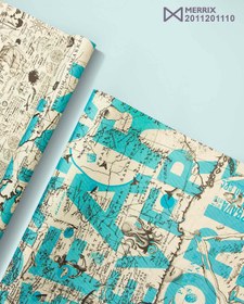 تصویر 3 برگ کاغذ کادو لینن – 17110 