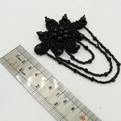 تصویر سردوشی لباس مجلسی مرواریدی بسته 6 عددی 