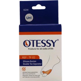 تصویر پد فاصله دهنده دو انگشت سیلیکونی TF02 اوتسی Otessy TF02 two-finger silicone spacer pad