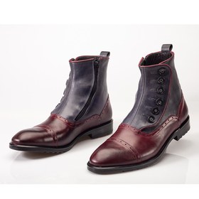 تصویر پوتین چرم مردانه فنیشی مدل آمستردام 