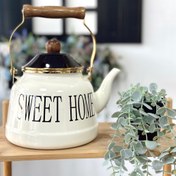 تصویر کتری لعابی وارداتی مدل تکست 