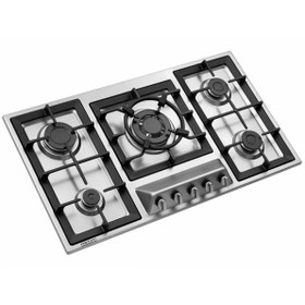 تصویر اجاق گاز صفحه ای استیل البرز مدل S 5960 با قطعات ایرانی 5960-steel alborz gas stove model S