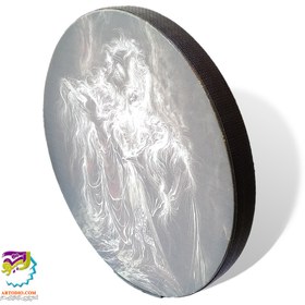 تصویر دف ساز سنتر مدل خط و شعر با طرح دلخواه 