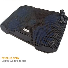 تصویر پایه خنک‌کننده لپ‌تاپ کول‌کلد مدل F2 PLUS 5FAN coolcold F2 PLUS 5FAN