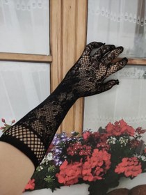 تصویر دستکش عروس کد ۲۰۵۳ 