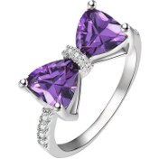 تصویر انگشتر جواهری پاپیون 