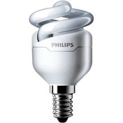 تصویر لامپ کم مصرف 5 وات فیلیپس مدل تمام پیچ پایه E14 