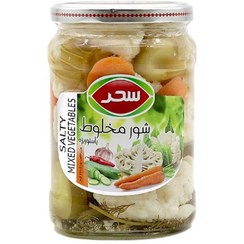 تصویر شور مخلوط شیشه 630 گرم سحر 