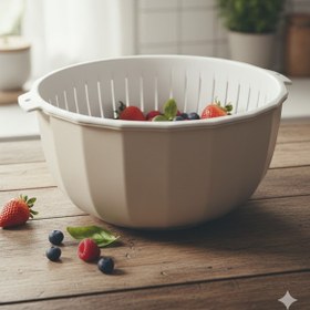 تصویر آبکش و لگن زیبا 