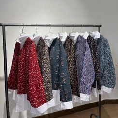 تصویر مانتو موهرپشمی فری سایز تا ۴۸،۵۰ - قهوه ای صورتی 