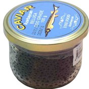 تصویر خاویار سیاه بلوگا آذربایجان وزن 100 گرم ا Beluga Caviar Azerbaijan 100G Beluga Caviar Azerbaijan 100G