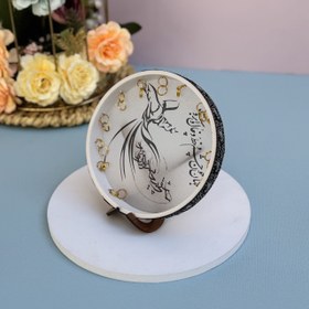 تصویر ماکت دف چوبی دست ساز 