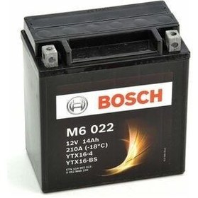 تصویر باتری باطری M6022 Ytx16Bs 14 موتور سیکلت آمپر Bosch 