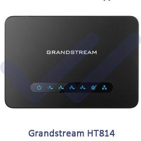 تصویر گیت وی و مبدل گرند استریم مدل ATA HT814 Grand Stream ATA HT814 Gateway