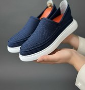 تصویر گیوه لژدار سرمه ای - 4 