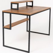 تصویر میز کامپیوتر طبقه دار 