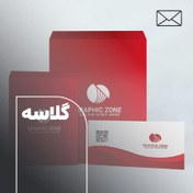 تصویر پاکت نامه گلاسه 