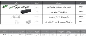 تصویر مکانیزم درب K107 فانتونی - Fantoni 