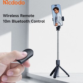 تصویر مونوپاد سلفی و سه پایه عکاسی برند Mcdodo مدل SS-7240 Mcdodo SS-7240 Selfie Stick Tripod