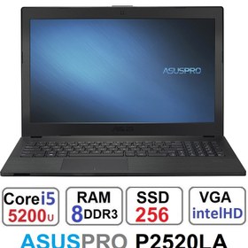 تصویر لپ تاپ ایسوس ASUS Pro P2520LA Core i5 5200u رم8 