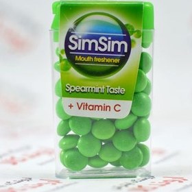 تصویر خوشبو کننده دهان سیم سیم Sim Sim مدل Spearmint 