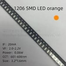 تصویر LED نارنجی 1206 LED ORANGE 1206 SMD