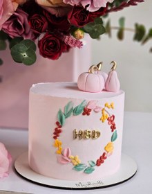 تصویر ست گل و کیک پاییزه 