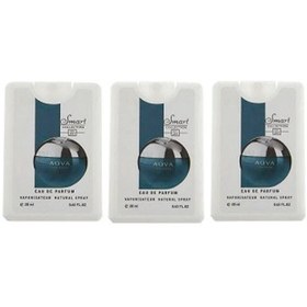 تصویر عطر جیبی مردانه اسمارت کالکشن مدل aqva حجم 20 میلی لیتر مجموعه 3 عددی Men's pocket perfume Smart Collection model aqva, volume 20 ml, set of 3 numbers