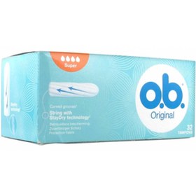 تصویر تامپون اورجینال اوبی بسته بندی 32عددی ا Original Obi tampon pack of 32 pieces Original Obi tampon pack of 32 pieces