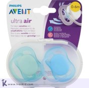 تصویر پستانک دو عددی اونت الترا ایر 6-0 ماه کد scf244/21 