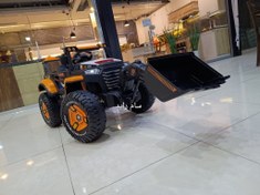 تصویر ماشین شارژی لودر چهار موتور نارنجی 