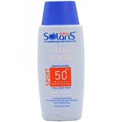 تصویر لوسیون آبی ضد آفتاب فاقد چربی اس پی اف 50 انواع پوست ادرن سولاریس ARDENE SOLARIS COLOR NEWGEN WATER GEL SUNSCREEN LOTION SPF5