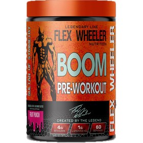 تصویر پمپ 60 سروینگ فلکس ویلر FLEX WEELER BOOM PRE WORKOUT ۶٠ Servings