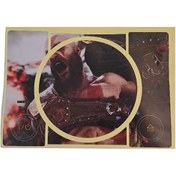 تصویر اسکین پلی استیشن 1 طرح GOD OF WAR 01 Sony PS1 Game Console Skin Sticker GOD OF WAR 01