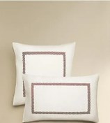 تصویر روبالشی ساتن گلدوزی شده هندسی زارا هوم 