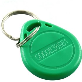 تصویر تگ 125khz RFID سبز رنگ 