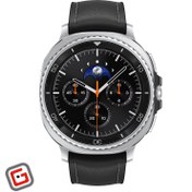 تصویر ساعت هوشمند سامسونگ Galaxy Watch 8 Classic سایز ۴۶ میلی‌متر با بند چرمی 