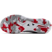 تصویر کفش بدمینتون هیپرسانیک III برند برند li-ning Lining Hypersonic III Badminton Shoes Unisex-adult Non Marking Lightweight u0026 Durable (White/Red/Grey EUR- 40) 6937461102384